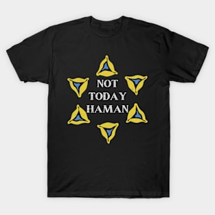 Purim Not Today Haman Jewish Holiday T-Shirt